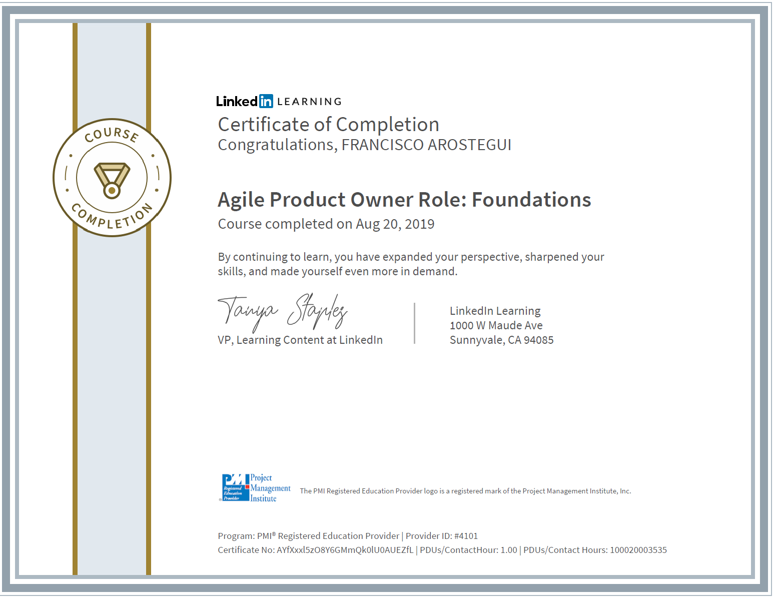 Agile Product Owner Role Foundations