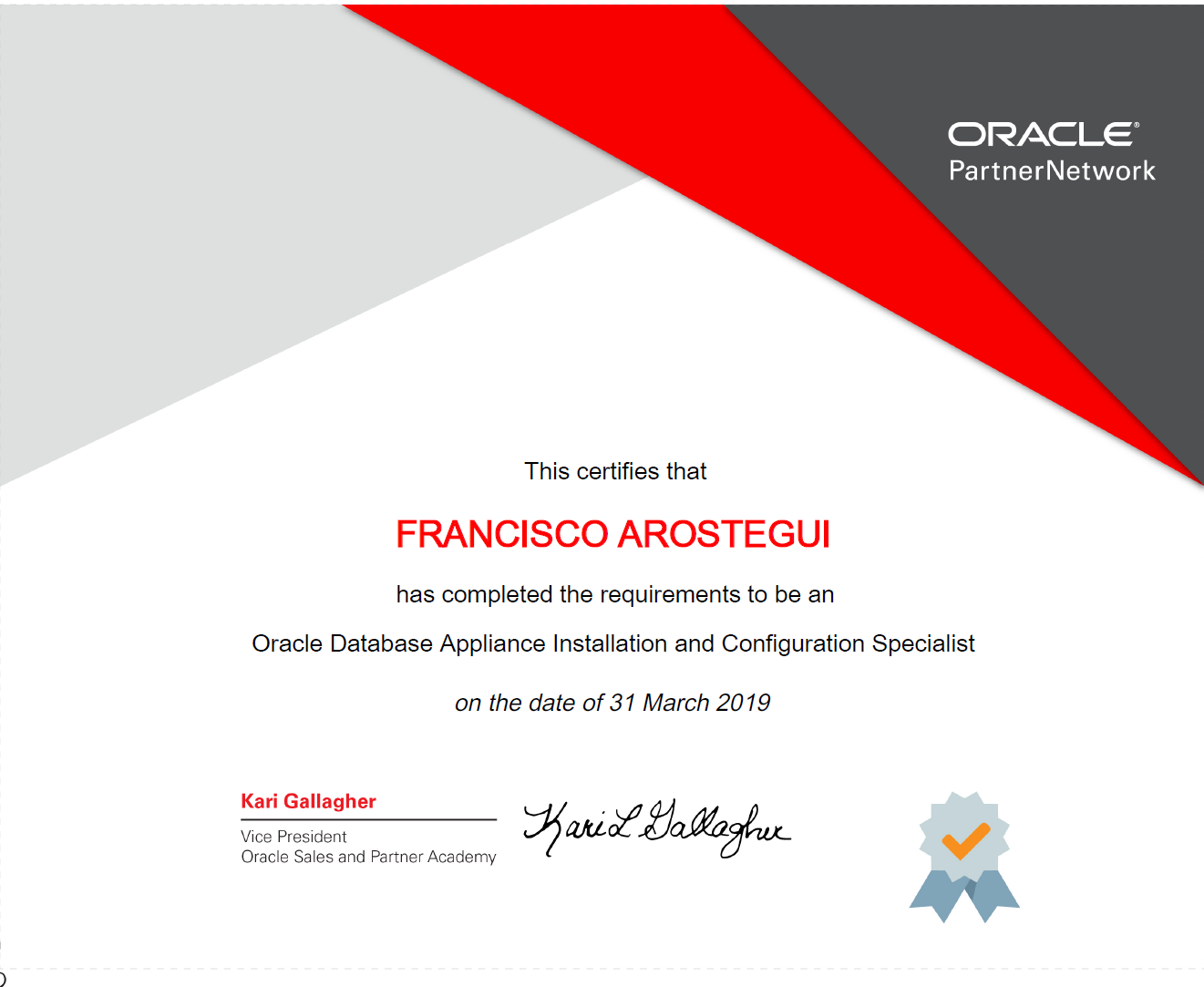 OracleDatabaseAppliance